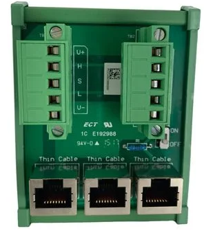 TAP-CN03 - DeviceNet/CANopen distribution Box, 1 to 4, RJ45 adapter (Terminator 121Ω) - Accessory